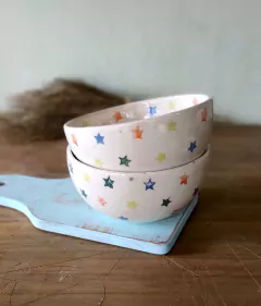 Ensaladera mediana. estrellas multicolor - comprar online