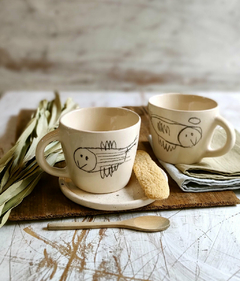 Taza cónica. 300 ml. pajarito 1 en internet