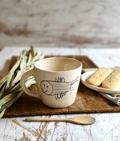 Taza cónica. 300 ml. pajarito 1 - comprar online