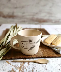 Taza cónica. 300 ml. pajarito 1 - comprar online