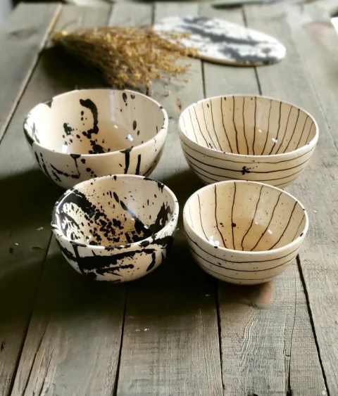 SET Ensaladera YUYAL + Cuenco FLOREAL (diseños a elección) - comprar online