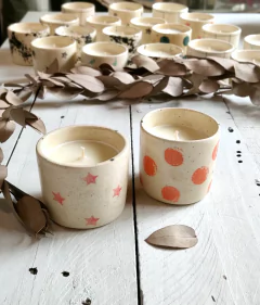 vela de cera de soja. vainilla y COCO - tienda online