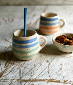 MATE con asa. pinceladas 2