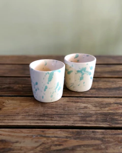 SET DE DOS POCILLOS ARRABAL. SASLPICADO AQUA - comprar online