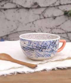 Taza ancha mediana Texturas
