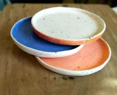 Plato mediano Color, modelo recto