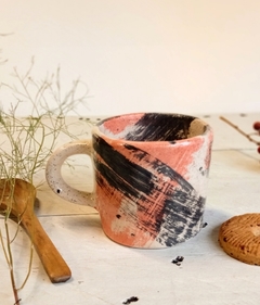 Taza Recta Mediana Pincelada 2