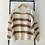 Sweater Rayado Punto Ingles