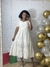 Vestido Midi de lese Branco - comprar online