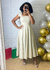 Vestido de linho anaju - Vielux Moda Evangélica 