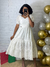 Vestido Midi de lese Branco