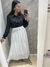 Saia MIDI de tule - Branca