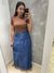 Saia longa jeans feminina - Vielux Moda Evangélica 