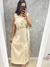 Conjunto de linho - Linho cru - Vielux Moda Evangélica 