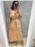 Conjunto de linho - Marrom - Vielux Moda Evangélica 