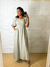 Vestido Longo Aurora - Cinza - Vielux Moda Evangélica 