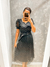 Vestido midi plissado de tule na internet