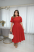 Vestido Midi três marias c/ cinto Marina - loja online