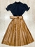 Saia Plissada Midi Courino - comprar online