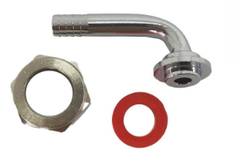 Espigão curvo de Inox - 5/8" (para chopp)