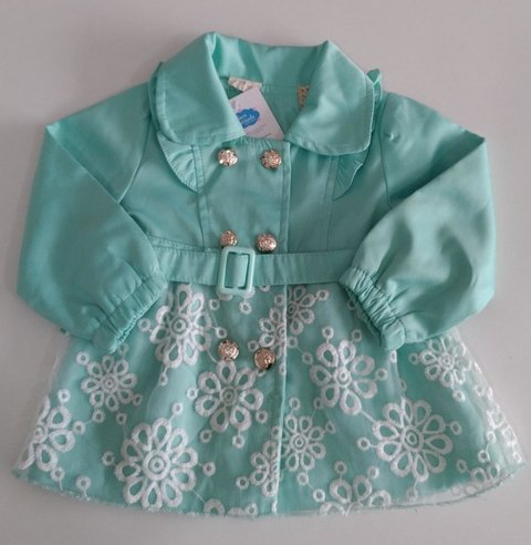 Casaco Verde Água Tamanho 2