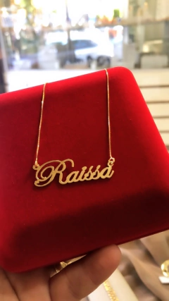 corrente veneziana com nome - Design Joias