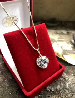 Pingente de coração em ouro 18kl/750 - comprar online