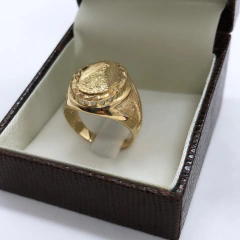 Anel de Nossa Senhora Aparecida ou Nossa Senhora das Graças em Ouro 18k/750