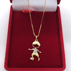 Pingente de Menino em Ouro 18k/750 - comprar online