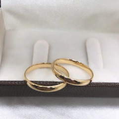 Aliança Tradicional Em Ouro 18k/750 na internet