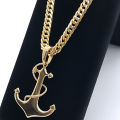 Pingente Âncora Em Ouro 18kl750
