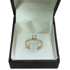 Anel com Pedras em Ouro 18kl/750 na internet