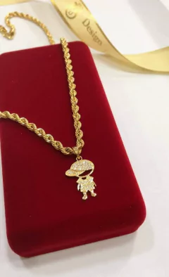 Pingente Menino em Ouro 18kl/750 - comprar online