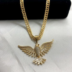 Corrente Romana Com Pingente de Coração Em Ouro 18k/750 - comprar online