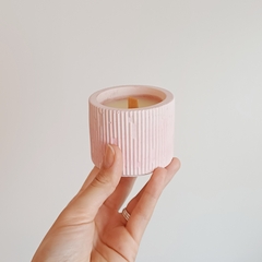 VELA DISEÑO ROSA
