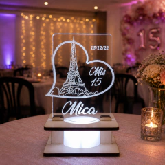 Pack x 15 Souvenir Luminoso Paris