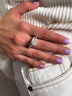 ANILLO CLAVO PLATA INFLADA - ANI002