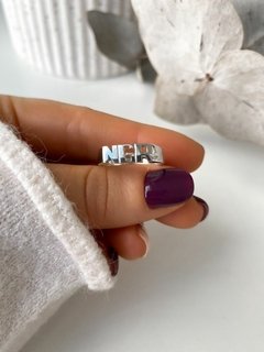 ANILLO TRES INICIALES MINI RECTO - comprar online