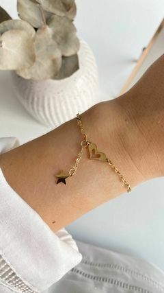 Pulsera Acero Gold (Cod P43625G) - comprar online