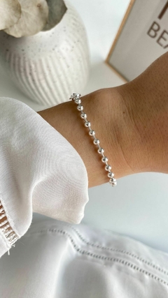 Pulsera Acero Blanco (Cod P60682P)