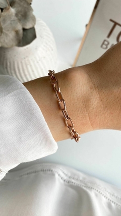 Pulsera Acero Rose (Cod P6501R) - comprar online