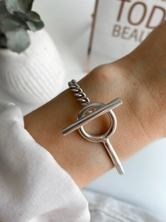 PU026 a con pulsera eslabón Paris- Media esclava