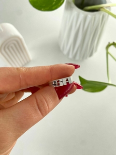 ANILLO INICIALES MINI RECTO - comprar online