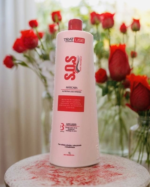 Máscara nutritiva liso intenso S.O.S 1 litro - comprar online