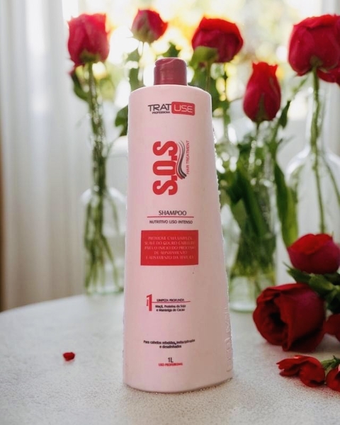 Shampoo nutritivo liso intenso S.0.S 1 litro - comprar online