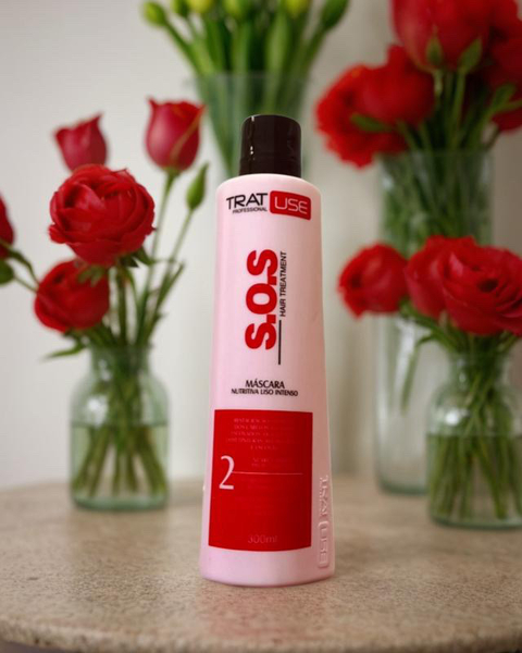 Máscara Pós-Química Home Care S.O.S Liso intenso de 300ml - comprar online