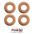 JOGO 4 ARRUELAS BICO INJETOR DENSO 1,5MM - 2950500960