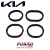 KIT ANEIS ORING RADIADOR RESFRIADOR OLEO HR BONGO 2.5 16V - 264314A700