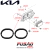 KIT ANEL ORING RADIADOR RESFRIADOR OLEO HR BONGO 2.5 16V 264334A700