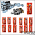 KIT 12 UNIDADES JUNTA COLA SILICONE PRETO SABÓ MOTOR 75000